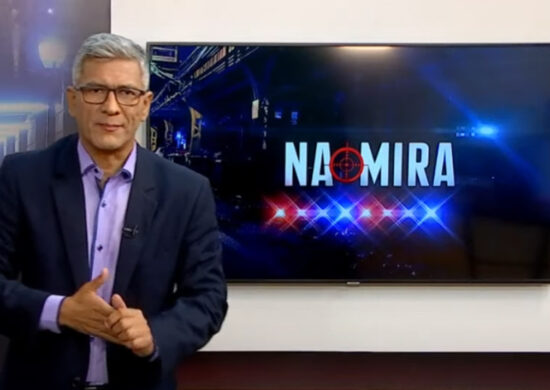 O Programa Na Mira é apresentado por Valter Frota. Foto: Reprodução/TV Norte Amazonas