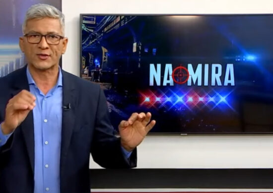 O Programa Na Mira é apresentado por Valter Frota. Foto: Reprodução/TV Norte Amazonas