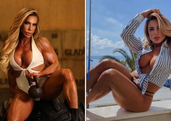 Aos 53 anos, Andréa Sunshine ganhou o apelido de 'vovó fitness' - Foto: Reprodução/Instagram @andrea__sunshinee