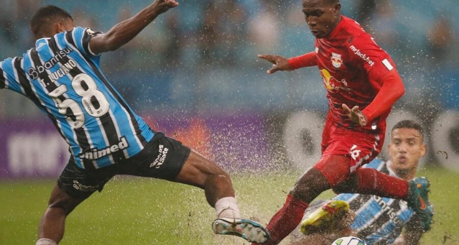 Grêmio e Red Bull Bragantino em jogo pela quarta rodada do Campeonato Brasileiro - Foto: Reprodução/Instagram @redbullbragantino