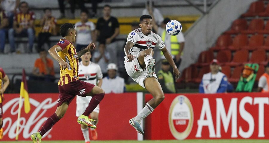 São Paulo joga sem brilho e empata com Tolima - Foto: Reprodução/Rubens Chiri/São Paulo Futebol Clube