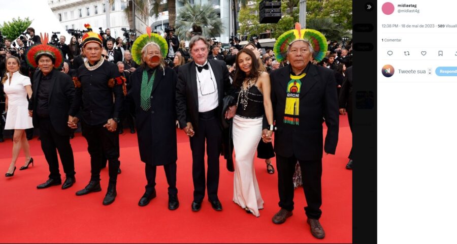 O festival de Cannes é um dos principais eventos do cinema mundial - Foto: Reprodução/Twitter@@midiastag