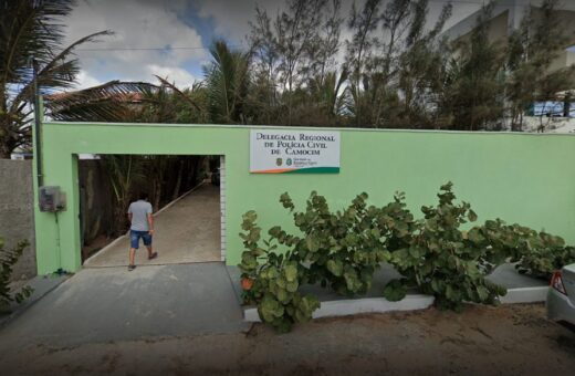 Crime ocorreu na madrugada deste domingo (14), na Delegacia Regional da Polícia Civil de Camorim, no Ceará - Foto: Reprodução | GoogleMaps