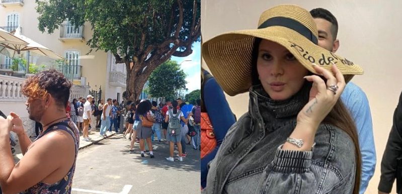 VÍDEO: Fãs de Lana Del Rey se reúnem em frente a hotel em Manaus para vê-la - Foto: Ana Esther da Silva Texeira,/ Reprodução/Twitter @LDRaddic