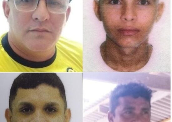 Polícia Civil busca informações de quatro homens desaparecidos em Manaus - Foto: Divulgação/PC-AM