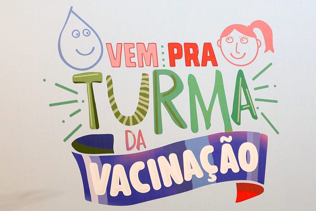 Arte para incentivar a vacinação no Brasil - Foto: Erasmo Salomão/ Ministério da Saúde