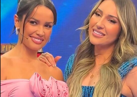 O encontro de Juliette e Amanda aconteceu no programa Domingão do Huck - Foto: Reprodução/Twitter/HugoGloss