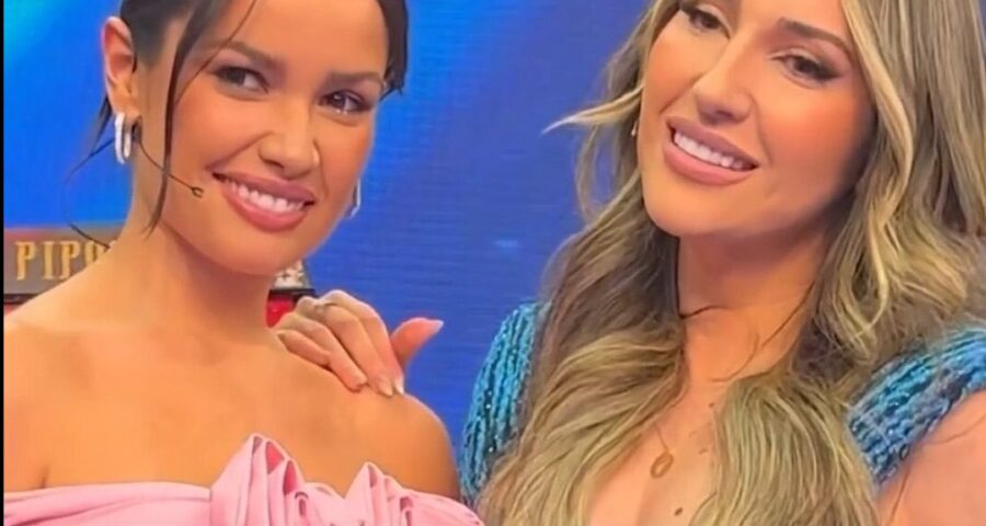 O encontro de Juliette e Amanda aconteceu no programa Domingão do Huck - Foto: Reprodução/Twitter/HugoGloss