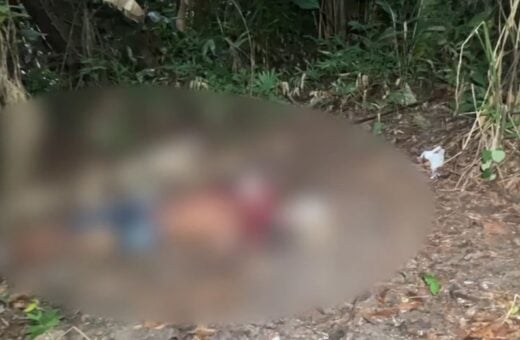 Homem foi jogado em uma área de mata - Foto: Reprodução/WhatsApp