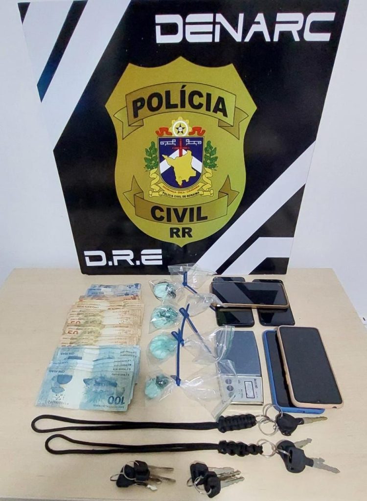 Homem é preso por tráfico de drogas e corrupção de menor em RR