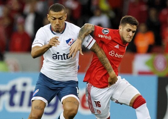 Internacional e Nacional-URU deixaram emoção para úlltimos minutos da partida - Foto: Reprodução/Twitter @Nacional