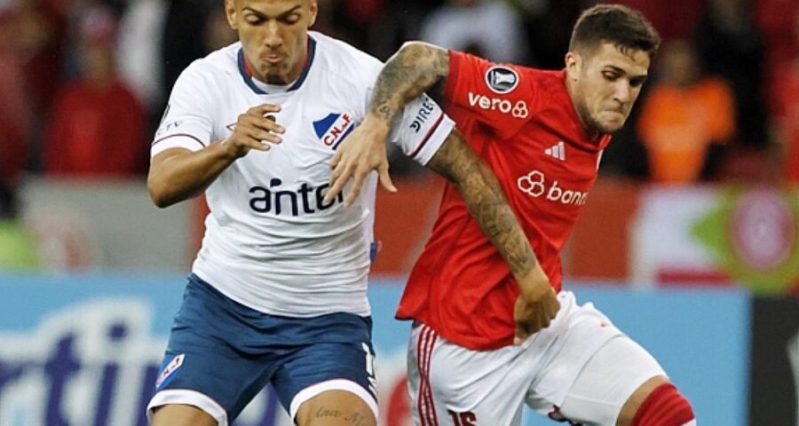 Internacional e Nacional-URU deixaram emoção para úlltimos minutos da partida - Foto: Reprodução/Twitter @Nacional