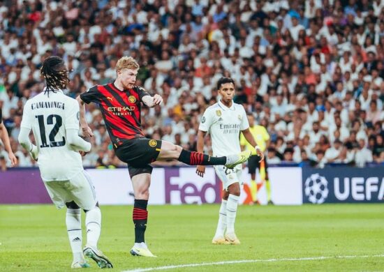 O Real Madrid e o Manchester disputam primeiro jogo da semifinal da Champions League - Foto: Reprodução/Instagram @mancity