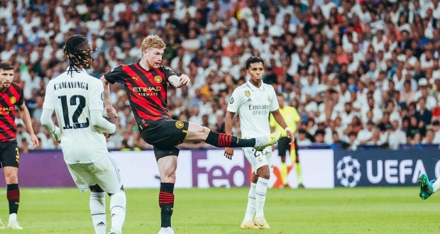 O Real Madrid e o Manchester disputam primeiro jogo da semifinal da Champions League - Foto: Reprodução/Instagram @mancity