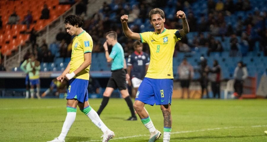 Na partida do Mundial Sub-20 desta quarta a seleção brasileira começou a construir sua vitória na etapa inicial- Foto: Lesley Ribeiro/CBF