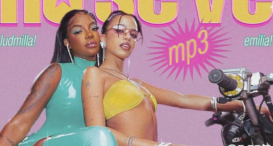 Ludmilla e Emilia juntas em capa de single - Foto: Divulgação