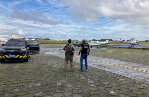 Avião da Igreja Quadrangular é flagrado com 290 kg de maconha no Pará - Foto: Divulgação/PF