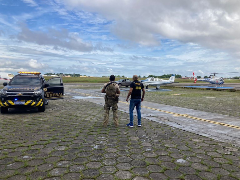 Avião da Igreja Quadrangular é flagrado com 290 kg de maconha no Pará - Foto: Divulgação/PF