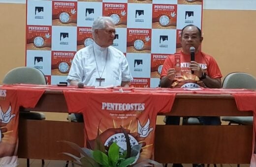 Arquidiocese de Manaus falou sobre o Pentecostes em coletiva de imprensa nesta segunda-feira (22), no Centro de Manaus - Foto: Divulgação/Arquidiocese de Manaus