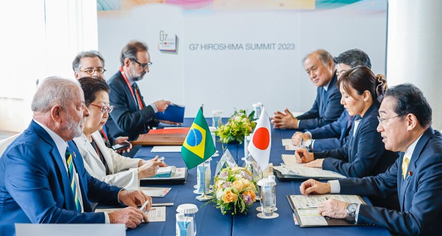 Presidente da Republica, Luiz Inacio Lula da Silva, durante Encontro com o Primeiro-Ministro do Japão, Fumio Kishida. Hiroshima, Japão - Foto: Ricardo Stuckert/PR