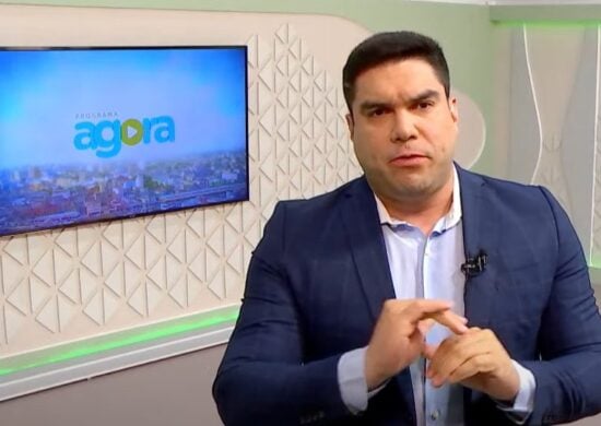 O Programa Agora é apresentado por Clayton Pascarelli -Foto: Reprodução/TV Norte Amazonas