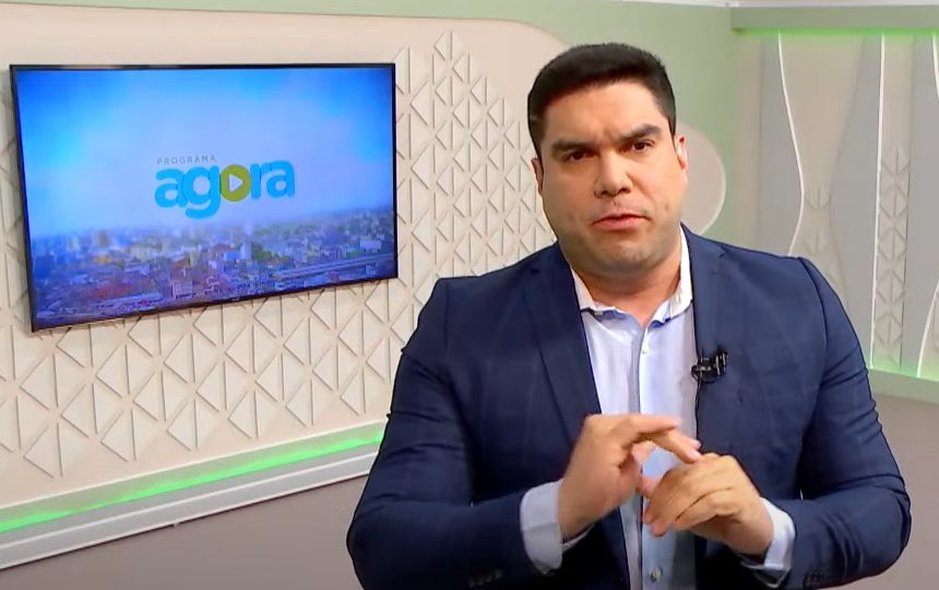 O Programa Agora é apresentado por Clayton Pascarelli -Foto: Reprodução/TV Norte Amazonas