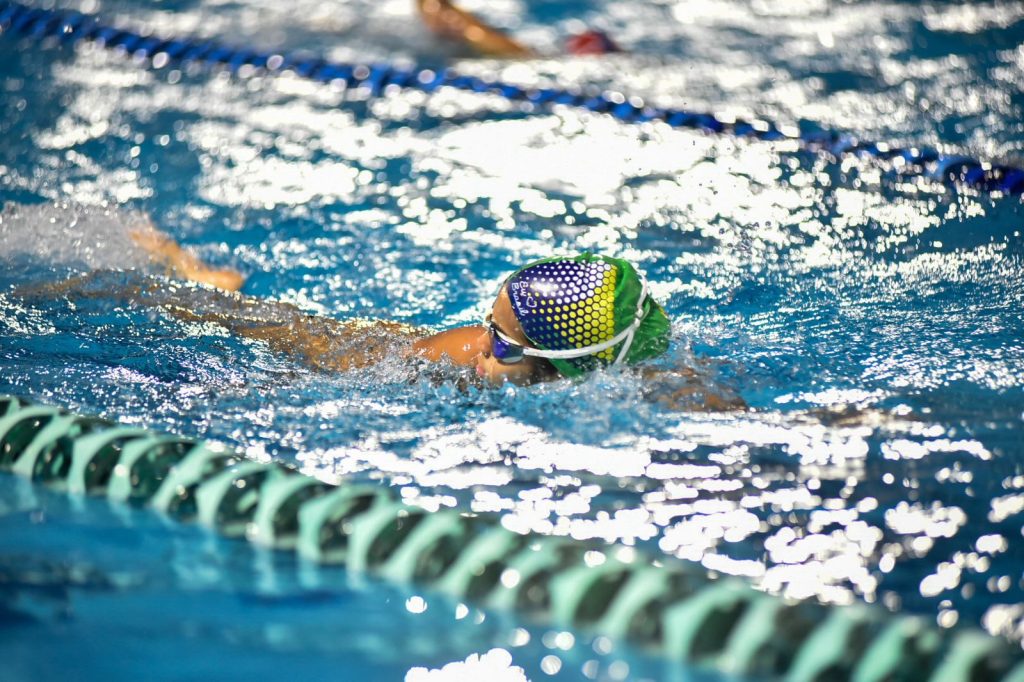A competição de natação acontece do dia 11 a 13 de maio na Vila Olímpica de Manaus - Foto: Divulgação /Sedel