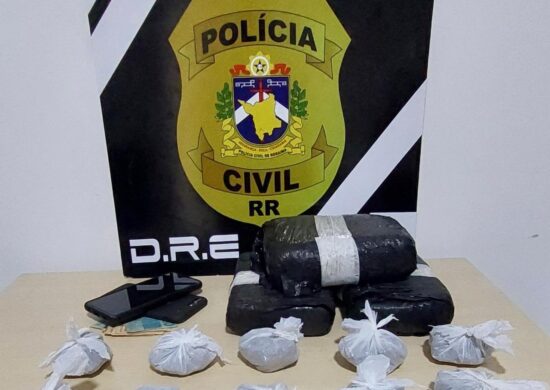 Trio é preso com 2 kg de skunk em posto de combustível de Boa Vista-RR