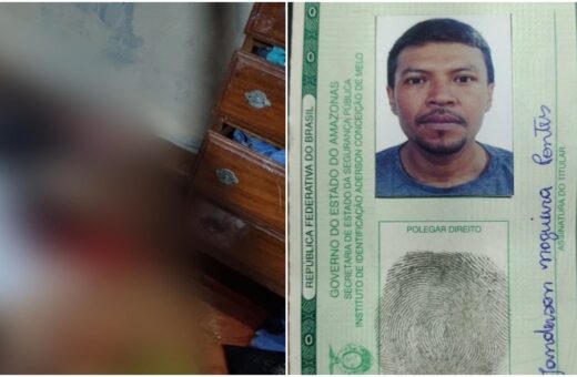 Acusado de vender bebê é assassinado em casa na Zona Oeste de Manaus. Foto: Reprodução/ TV Norte Amazonas.