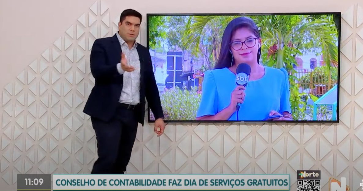 O Programa Agora é apresentado por Clayton Pascarelli -Foto: Reprodução/TV Norte Amazonas