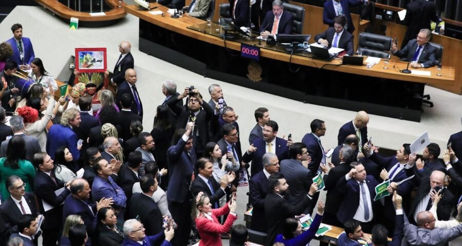 Votação do Marco temporal na câmara dos Deputados - Foto Lula Marques/ Agência Brasil