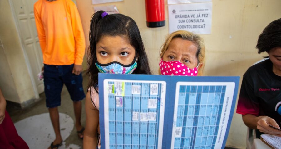 Dia D de multivacinação pretende atualziar cartão de vacinação de crianças e adolescentes - Foto: Graziela Praia/Semsa