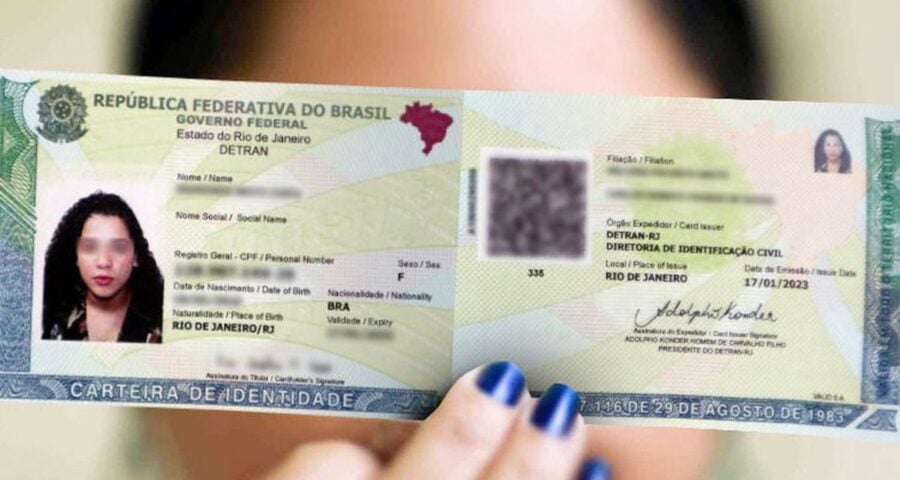 Mudanças na carteira de identidade nacional foram divulgada nesta sexta (19) - Foto: Divulgação/Detran-RJ