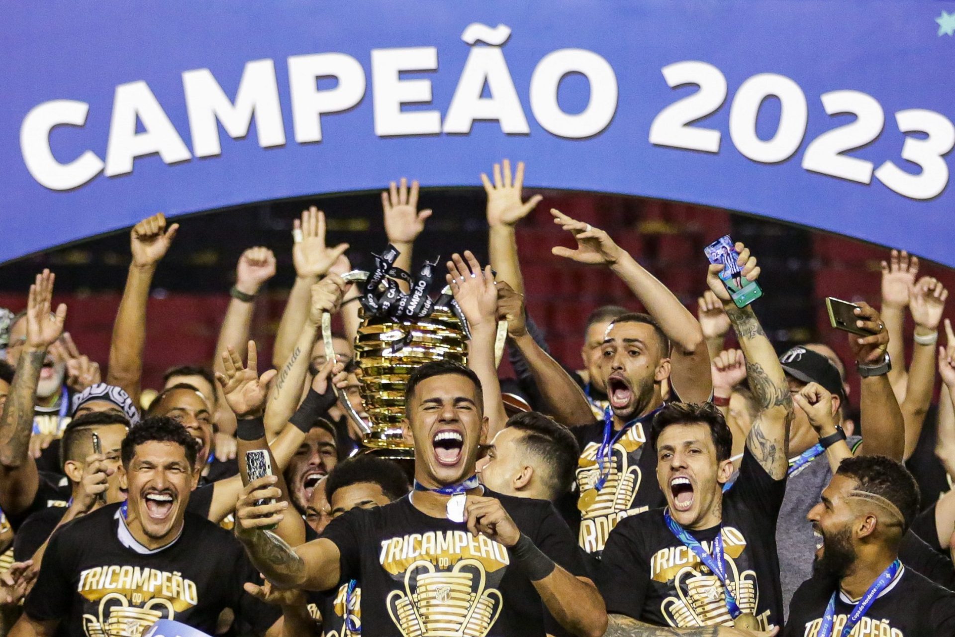 O time do Ceará é o campeão da Copa Nordeste 2023 - Foto: Reprodução/Twitter