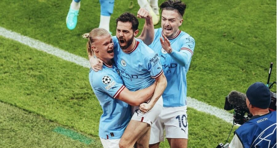 Manchester é tricampeão do Campeonato Inglês - Foto: Reprodução/ Twitter @BernardoCSilva