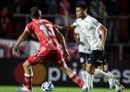 Corinthians em partida contra o Argentino Juniors em jogo pela Libertadores - Foto: Reprodução/Facebook @SC Corinthians Paulista