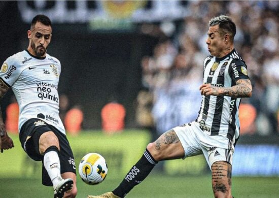 Corinthians e Atlético-MG disputam pelas oitavas de final da Copa do Brasil - Foto: Reprodução/Twitter @SacdoCAM