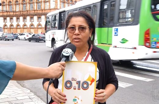 População fala e dá nota para sinalização de trânsito de Manaus. Foto: Reprodução/ TV Norte Amazonas.