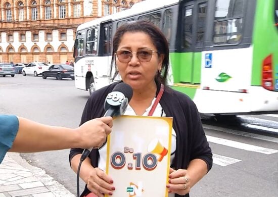 População fala e dá nota para sinalização de trânsito de Manaus. Foto: Reprodução/ TV Norte Amazonas.