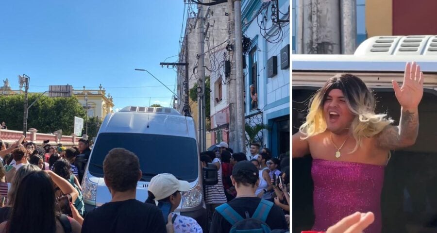 Fãs de Lana Del Rey estão reunidos em frente a um hotel do Centro de Manaus - Foto: André Meirelles/Portal Norte