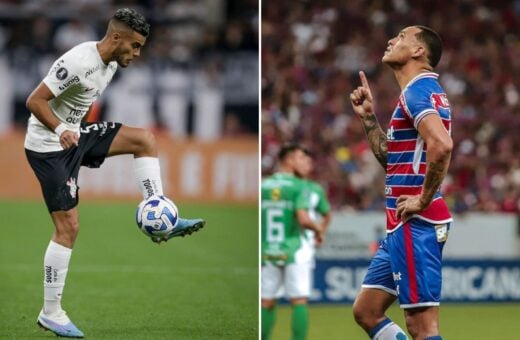 O Corinthians está em uma situação difícil e segue em desvantagem no campeonato - Foto: Reprodução/Instagram @fortalezaec @corinthians