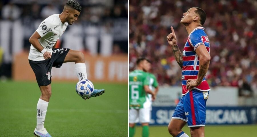 O Corinthians está em uma situação difícil e segue em desvantagem no campeonato - Foto: Reprodução/Instagram @fortalezaec @corinthians