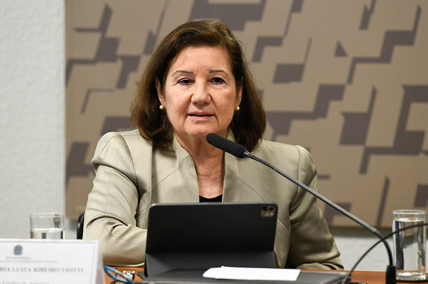 Nome de Maria Luiza Ribeiro Viotti para cargo de embaixadora ainda precisa ser aprovado em plenário - Foto: Jeferson Rudy/Agência Senado