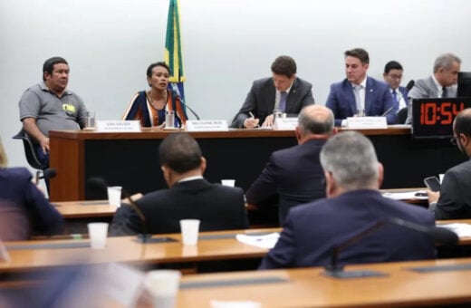 Durante a CPI do MST a ex-integrante acusou terceiros de praticar crimes, mas ela não apresentou provas e nem falou sob juramento -Foto: Myke Sena/Câmara dos Deputados