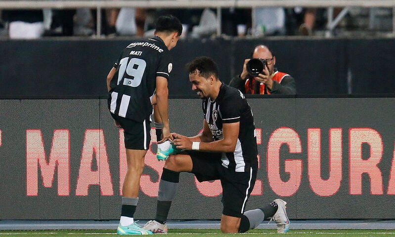 Botafogo que não vencia o Corinthians há três anos, aplicou a sua maior goleada no clube paulista em Brasileirão - Foto: Vitor Silva/BFR/divulgação