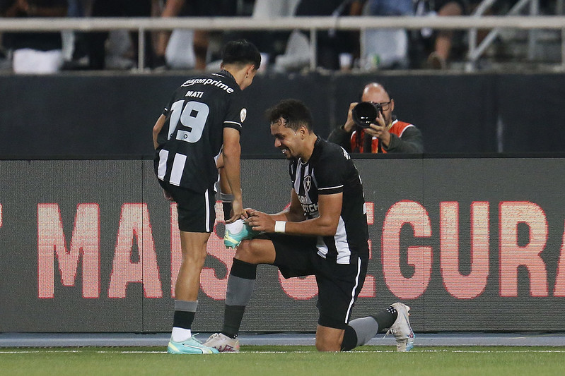 Botafogo que não vencia o Corinthians há três anos, aplicou a sua maior goleada no clube paulista em Brasileirão - Foto: Vitor Silva/BFR/divulgação