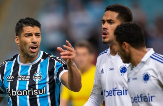 Grêmio disputa contra o Santos no Mineirão - Foto: Reprodução/ Twitter @Cruzeiro