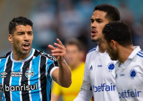 Grêmio disputa contra o Santos no Mineirão - Foto: Reprodução/ Twitter @Cruzeiro