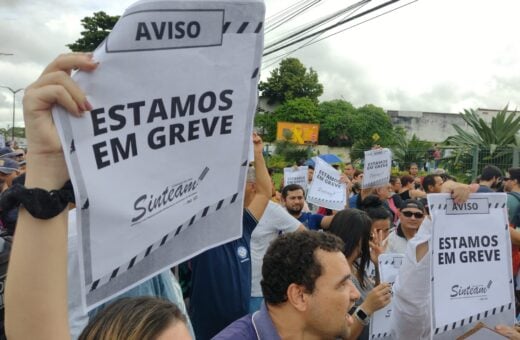 Greve dos professores no Amazonas - Foto: Luzimar Bessa/ TV Norte Amazonas