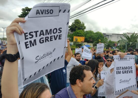 Greve dos professores no Amazonas - Foto: Luzimar Bessa/ TV Norte Amazonas